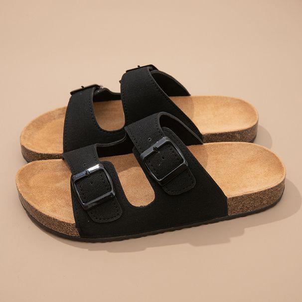 Lulangsen Women's Summer Sandals Square Buckle Casual Comfortable Non Slip Straps Versatile Style_vogvips.com