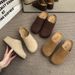 Women's Inner Heightened Birkenth Joker Baotou Half Slippers Women's Shoes New Spring And Summer Retro Niche Lazy Shoes_vogvips.com