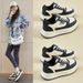 Little White Shoes Female Students Thick-soled Heightening Shoes Sports Board Shoes Casual Street Shoes_vogvips.com