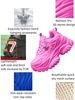 Women's 2026 New Sweet-Cool Y2K Barbie Pink Thick-Soled 7cm Height-Increasing Vulcanized Shoes, High Gothic Trendy Style_vogvips.com
