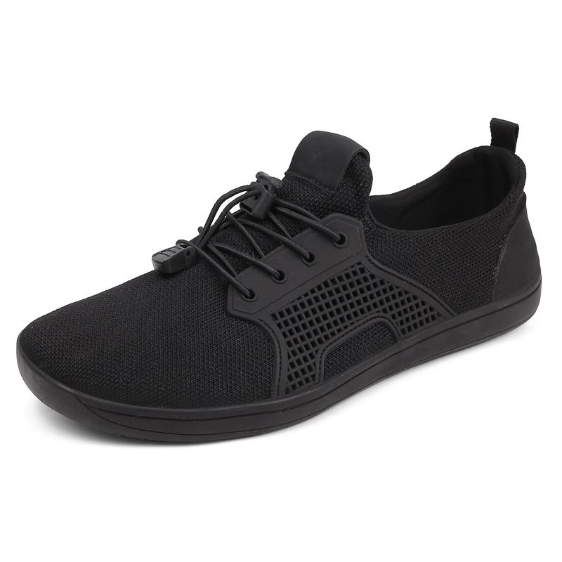 Barefoot Last Sports Outdoor Leisure Hiking Flying Woven Breathable Couple Running Shoes, Wide Toe Shoes_vogvips.com