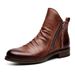 Men Comfortable Non Slip Lightweight Boots Double Side Zip_vogvips.com