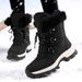 Snow Boots For Women, Warm And Non Slip With Plush Cotton Shoes_vogvips.com