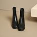 5566 Autumn Winter Fashion Short 2024 New Fleece Lined Square Toe Chunky Heel Thin Back Zipper Low Women's Boots_vogvips.com