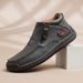 Luxury Men's Shoes Fashion Handmade Leather Shoes Outdoor Casual Ankle Boot Slip On Driving Shoes For Men Loafers Mocass_vogvips.com