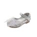 Fashion Small Big Bow Square Mouth Dance Performance Shoes Single Shoes Small Leather Shoes_vogvips.com