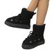 Height Increasing Thickened For Women 2024 New Style Northeast Thick Velvet Warm Fashionable Versatile Women's Snow_vogvips.com