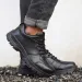 Waterproof Safety Mens Steel Toe Work Boots Shock-absorbing Perforated Leather Protective Shoes 240918_vogvips.com