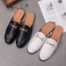 FUQIAO Designer Slipon Casual Luxury Brand High Quality Genuine Leather Slipper Loafers Summer Half Shoes For Men_vogvips.com