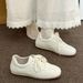 Super Popular Genuine Leather Soft-soled Casual White For Women, 2025 Early Autumn New Model, Lightweight And Versatile_vogvips.com