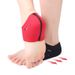 Breathable Heel Socks For Indoor & Outdoor Use - Anti-Slip Comfort Foot Protectors With Soft Cushioning (Black With Red Lining, One Size Fits All)_vogvips.com