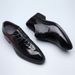 Euro Step Top Layer Cowhide Formal Leather British Style Single Men's Brogue Carved Trendy Wedding Shoes Breathable Comfortable_vogvips.com