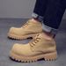 Derby Shoes High Top Platform Big Head Martin Boots Vintage Tooling Fashion Rhubarb Boots_vogvips.com
