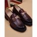 Euro Step New Thick-Soled Brogue Business Casual Height-Increasing Men's Leather Youth Breathable Slip-On Trendy British Pointed_vogvips.com