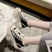 2025 Summer Thin High-Top White Thick-Soled Canvas Shoes Women's Ins Niche Versatile Casual Sneakers_vogvips.com