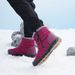 Outdoor Hiking Snow Boots, Winter Velvet Warm And Non Slip Cotton Shoes_vogvips.com