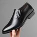2025 Spring And Autumn New Men's Business Formal British Style Pointed Toe Slip-On Single White Leather Shoes Men 221_vogvips.com