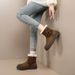 【Top Grain Leather】Women's Snow Boots 2025 Winter New Arrival Fleece Lined Thick Sole Short Boots Genuine Leather Cotton Boots_vogvips.com