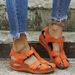 Plus Size Closed Toe Wedge For Women 2023 New Arrival Fashion Casual Hot Sandals_vogvips.com