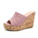 Women's Chunky Platform Sandals For Women - Braided Jute & Slip-Resistant Sole_vogvips.com