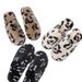 2025 Autumn Winter Home Closed-Toe Korean Leopard Print Warm Fashion Plush Soft Sole Cotton Slippers Couple Style_vogvips.com