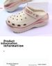 Women's Casual High Heeled Clogs EVA Platform Summer Slippers Non Slip Outdoor Couple Sandals Height Increasing Odor Resistant_vogvips.com