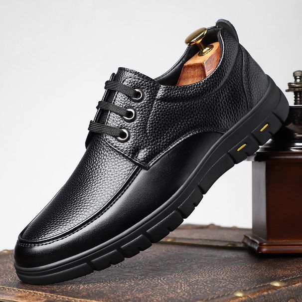 2026 Men's Leather Shoes - 48 Size, 47 Cm, Fashionable And Casual, Comfortable For Business, Formal Leather Shoes._vogvips.com