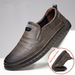 Euro Step 100% Genuine Leather Soft Sole Slip-On Casual For Men New Breathable Driving Shoes_vogvips.com