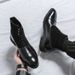 European Warm Series Autumn New High-top Martin Men's Fashion British Style Trendy Short Boots Pointed Casual Leather Shoes_vogvips.com