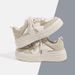 2026 Popular White Hong Kong Style Ins Women's Shoes, Thick-soled Spring Versatile New Sneakers, Casual Shoes For_vogvips.com