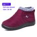 Cross-Border Plus Size Shoes Foreign Trade Snow Fleece-Lined Thickened Warm Short Cotton Women's Boots Wholesale_vogvips.com