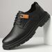 Suitable For All Seasons 2025 Spring And Autumn New Casual Men's Work Large Leather British Style Lace-up Single Shoes, Trendy 3038_vogvips.com