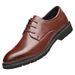 Spring Formal Leather Shoes Men, Business Casual, British Style, Korean Version, Pointed Toe, Suitable For Work,_vogvips.com