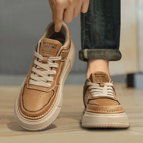 European Warm Series Autumn 2025 New Men's Sneakers Stylish Casual Leather Winter Fleece-Lined Cotton Shoes_vogvips.com