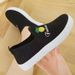 Women's Sneakers Spring Autumn Casual Slip-On Lazy Low-Top Canvas Non-Slip Middle-Aged Single Soft Sole Mom Shoes_vogvips.com