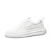 Men's Summer White Platform Sneakers Versatile Lightweight Breathable Soft Soled Casual Trendy X10_vogvips.com