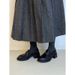 Coarse Heel Commuting Platform Camellia Loafers Women's Single Shoes And Small Leather Shoes_vogvips.com