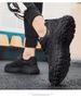 Casual Sneakers 2024 Black Fashion Platform Shoe Outdoor Mesh Breathable Vulcanized Sport Shoes For Men Erkek Ayakkabı_vogvips.com