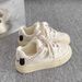 Versatile Niche Women's Loafers 2026 New Casual Sneakers, Trendy And Stylish, Spring-summer Thick-soled White Shoes_vogvips.com