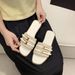 Summer Style Flat Sandals Women's Fairy Like Shoes For Outdoor Wear Beach Pairing With Skirts_vogvips.com