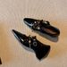 Retro-style Studded Beaded Square-toed Mary Jane Internal Height Increase For Women, Shallow Cut With A Strap, Elegant_vogvips.com