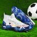 Soccer Shoes High Top Football Shoes And Long Nails Artificial Grass Youth And Children Game Nail Training Shoes_vogvips.com