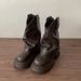 Unique Design British Style Thick-Soled Martin For Women Summer 2024 New Slimming Black Cuff Boots_vogvips.com