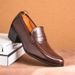 Men's Classic Retro Heels Men's Shoes European And American Business Banquet Heels Brown British Style Casual Suit Leather Shoes_vogvips.com