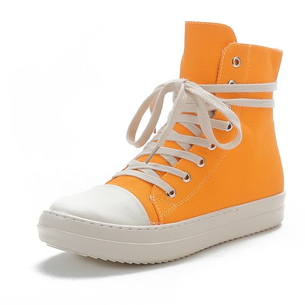Women's High Top Canvas Boots Spring Summer Mid New Arrivals_vogvips.com