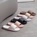 Leather Texture , Summer EVA Lightweight Home Indoor Couple Slippers, Ultra-light Silent Cool Slippers For Men And_vogvips.com