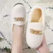 Womens Winter Slippers Warm Short Plush House Shoes Laides Slip On Moccassins Fashion Lady Flats Loafers Non Slip_vogvips.com