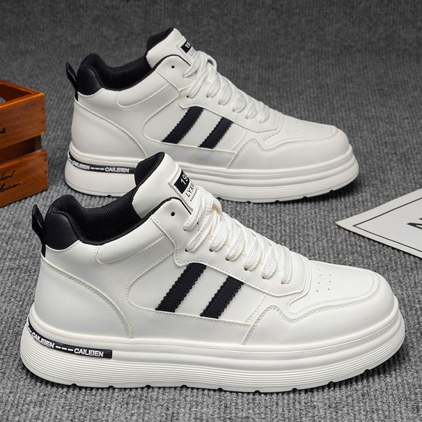 .New High-top White Sneakers For Men In The Autumn Of 26_vogvips.com