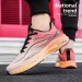 Mens Gradient Mesh Running Shoes Breathable Lightweight Athletic Sneakers Non Slip Cushioned Sole For Gym And Daily_vogvips.com