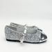 Girls' Flats Round Toe Shallow Mouth Girls Flat Shoes Sweet New Sequined Rhinestone Silver Girls Mary Jane Shoes_vogvips.com